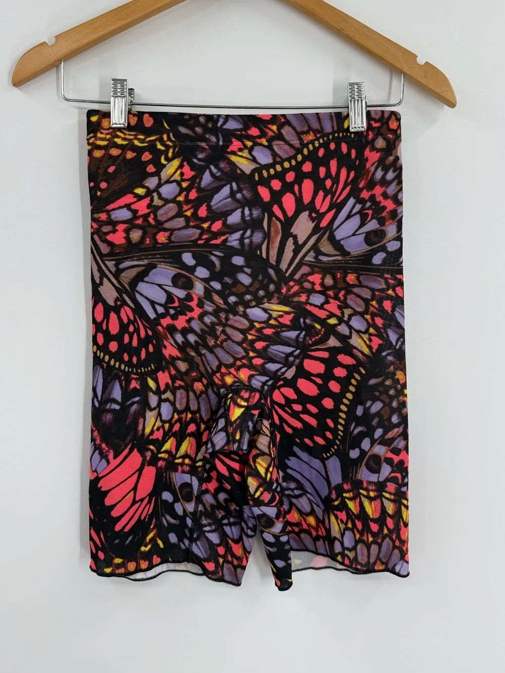 Yitty Mesh Me Smoothing High Waist Short | Multicolor Butterfly Print | Medium